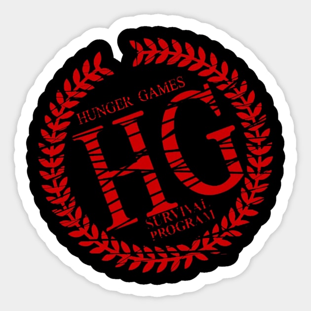 HUNGER GAMES SURVIVAL PROGRAM Sticker by pplotaz